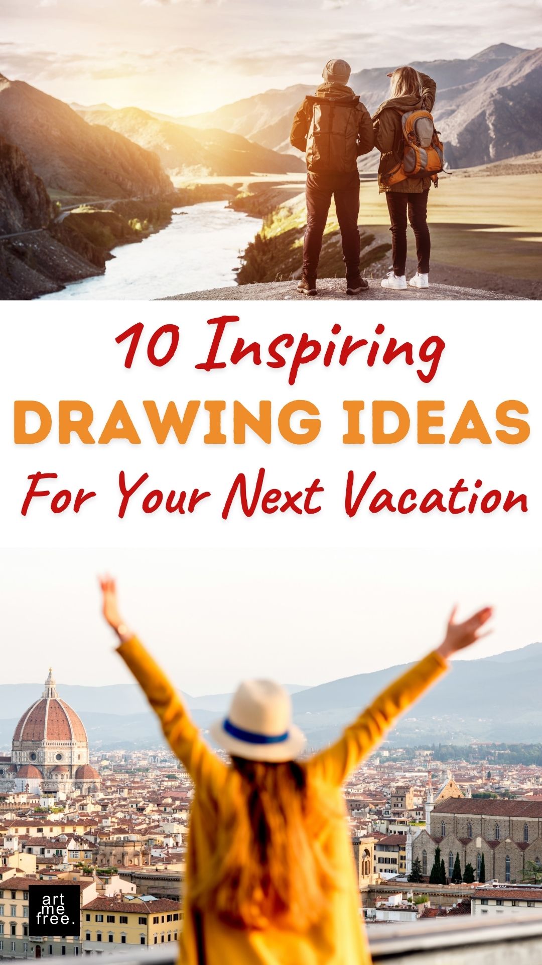 Inspiring drawing ideas for your vacation