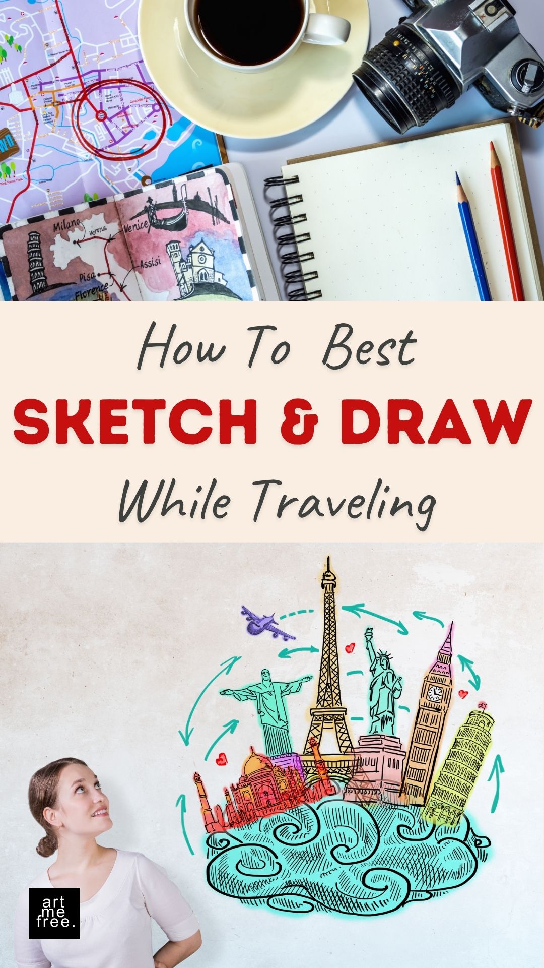 how to sketch and draw while traveling