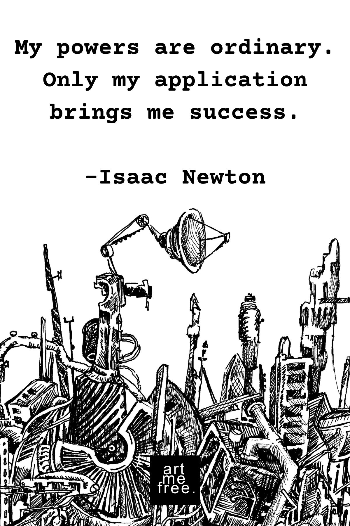 motivational quote newton