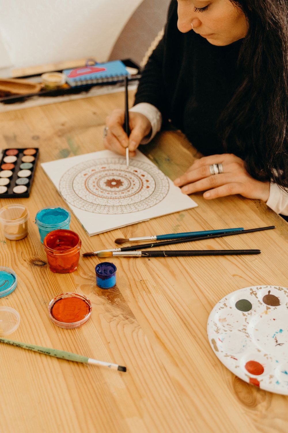 Mandala drawing