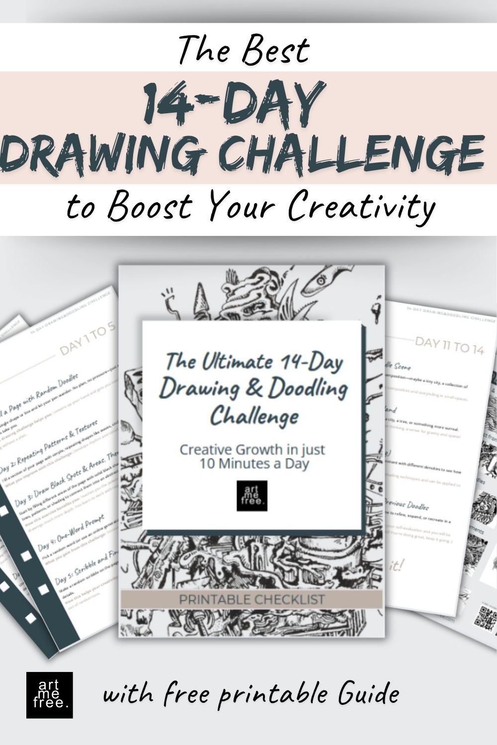 doodling challenge to improve your drawing skills