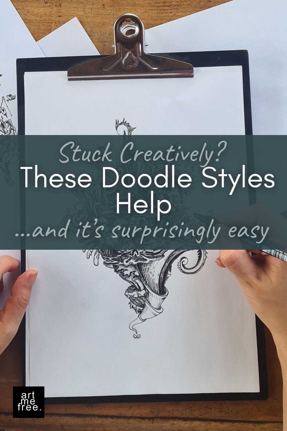 Doodle styles for when you feel stuck creatively