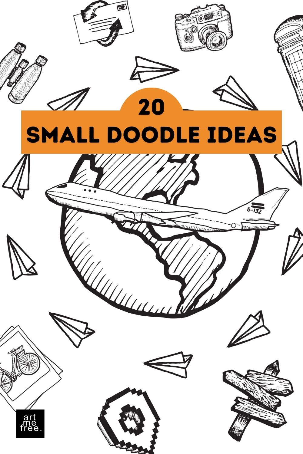 Hand-drawn small doodles for quick creative inspiration.