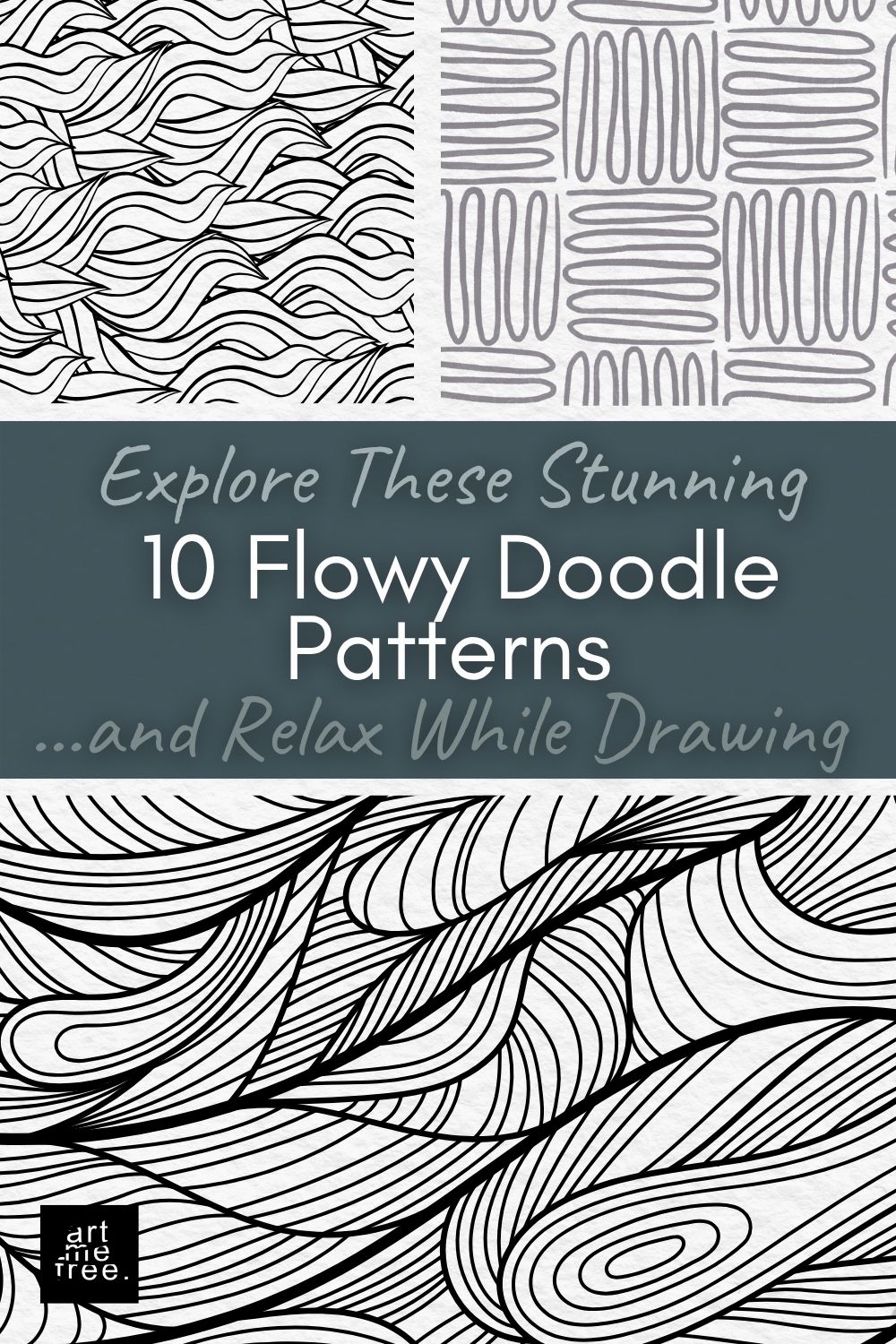10 flowy doodle patterns