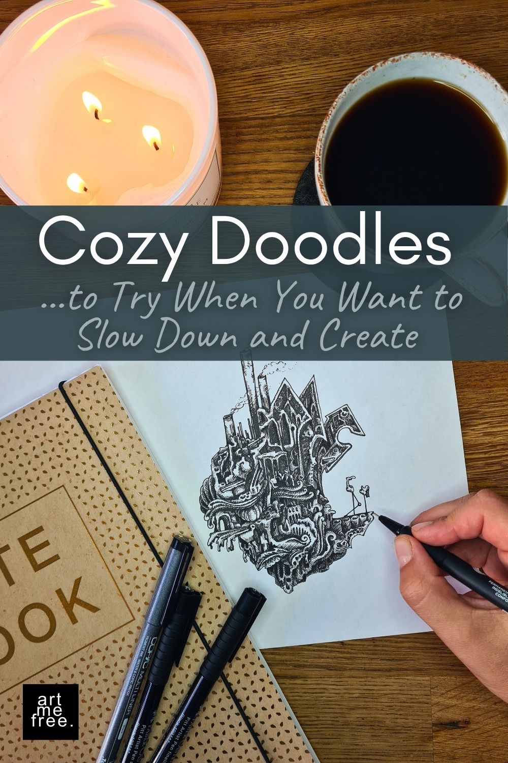 cozy doodles sketchbook