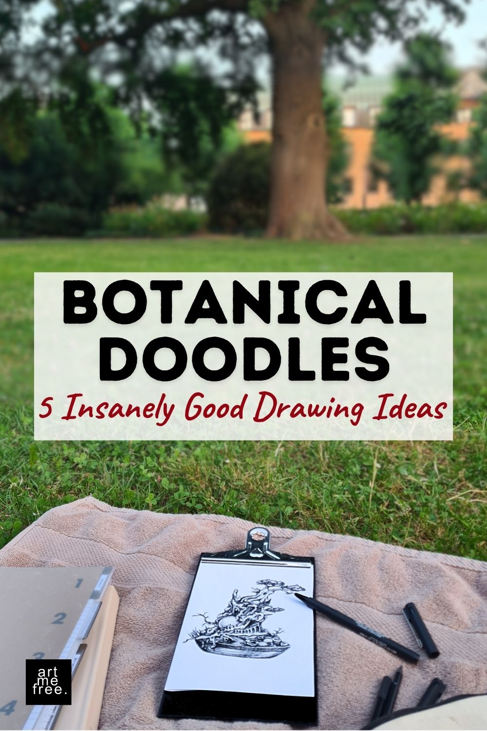 botanical doodle inspired by nature