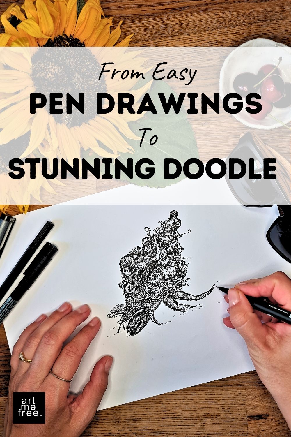 easy drawing ideas with pen