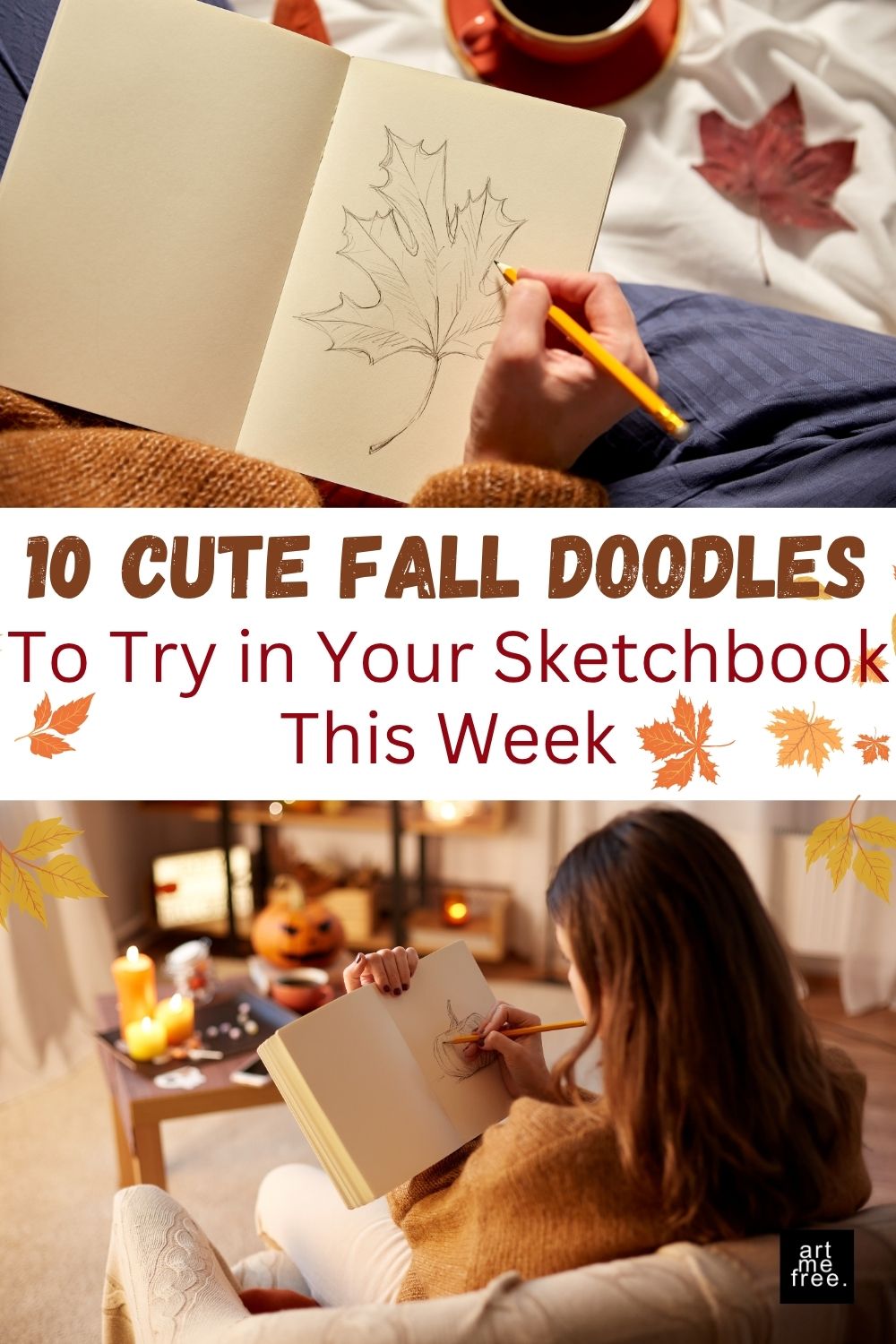 fall doodles sketchbook