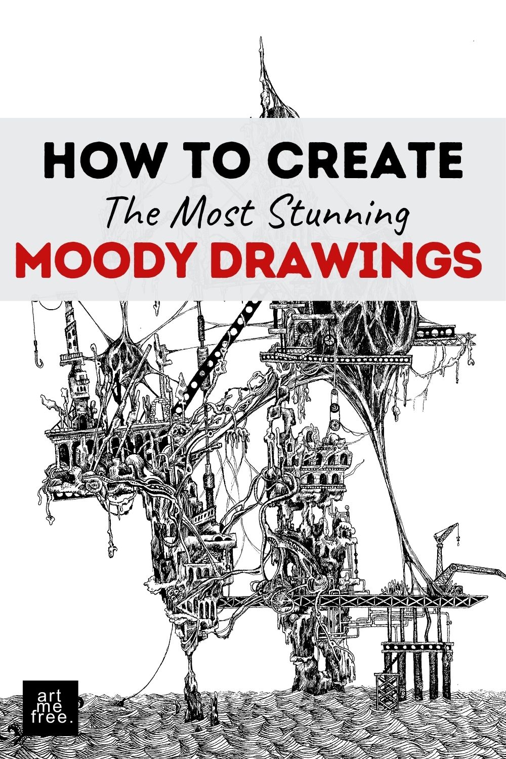 the most stunning moody drawing techniques