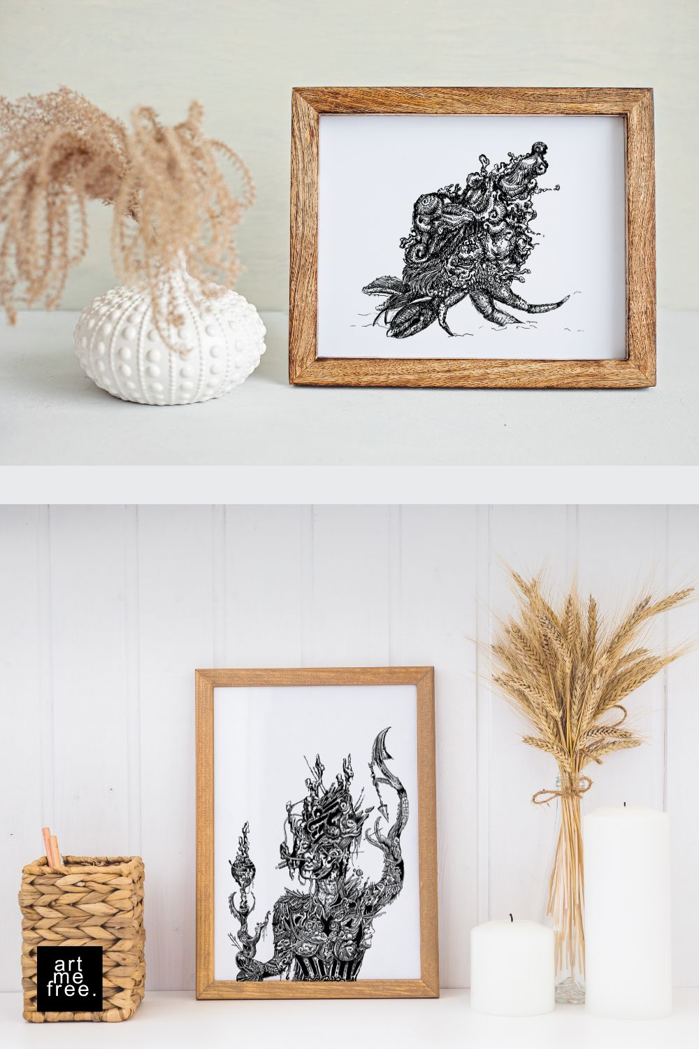 decoration for fall with doodle art