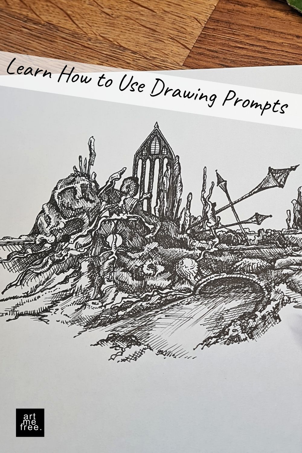 using drawing prompts daily
