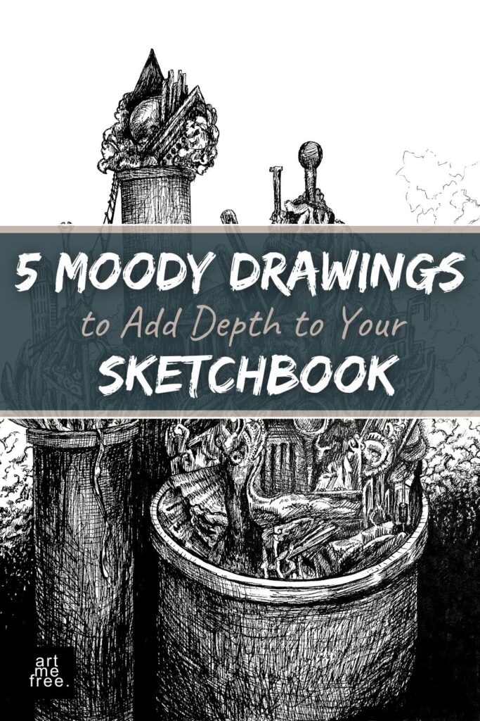 spooky drawing