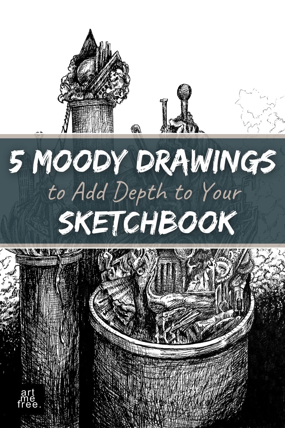 spooky drawing