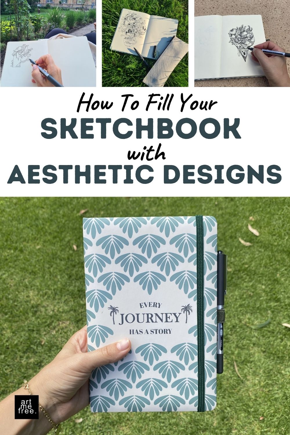 aesthetic sketchbook designs