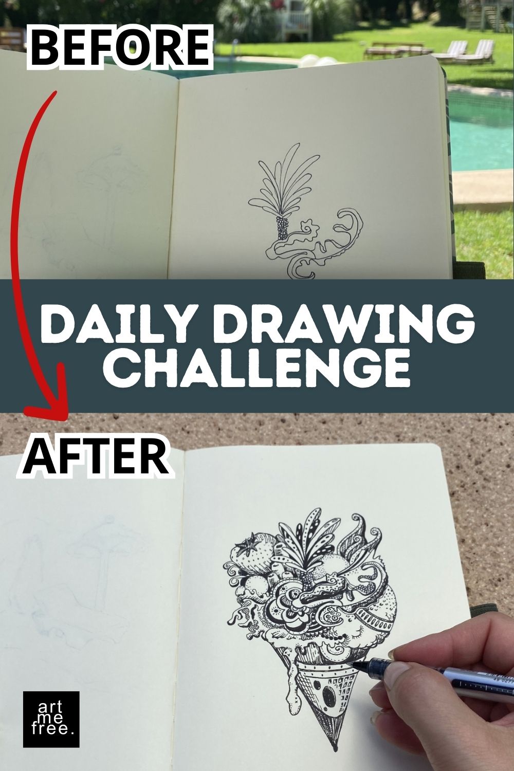 daily drawing challenge
