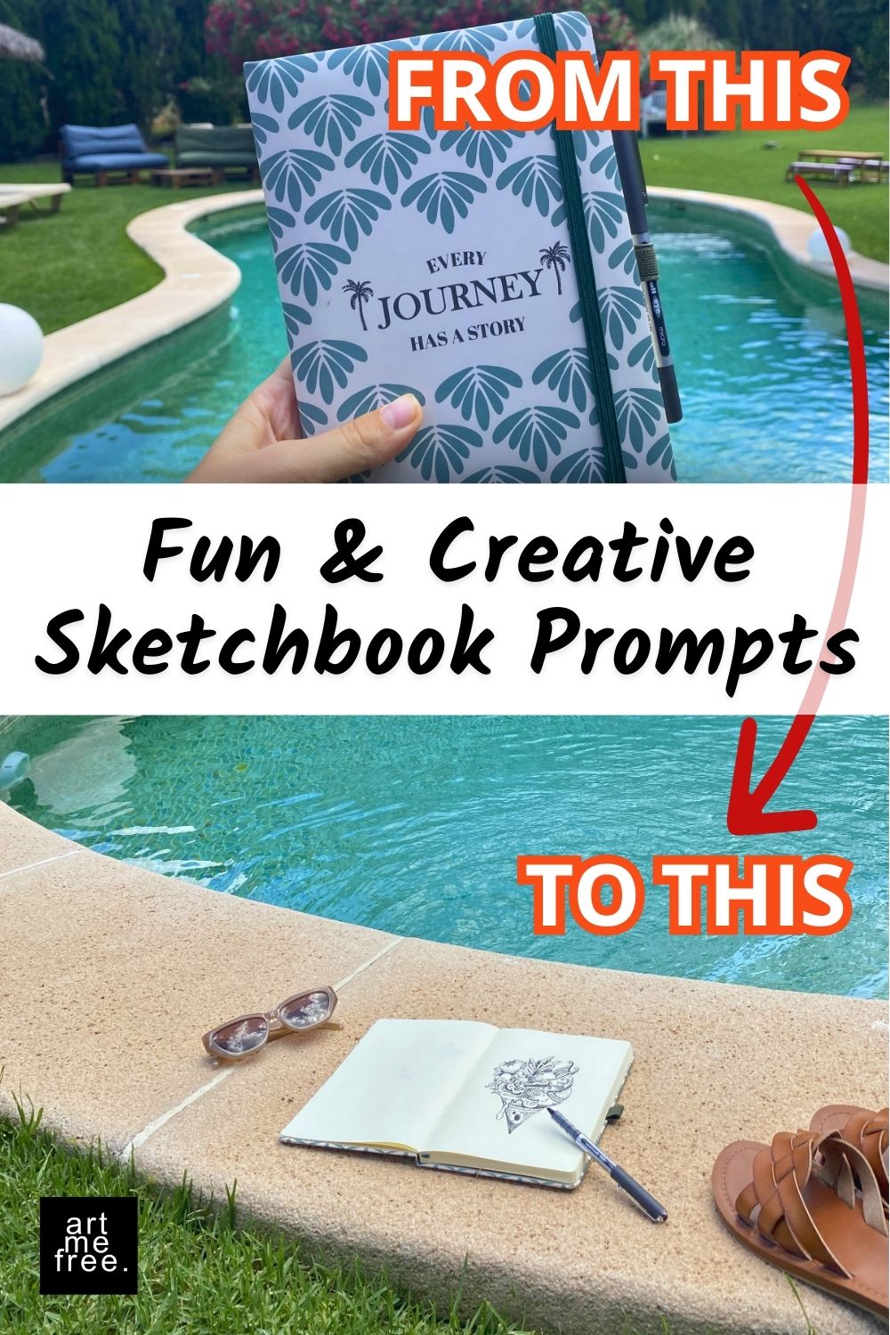easy sketchbook prompts