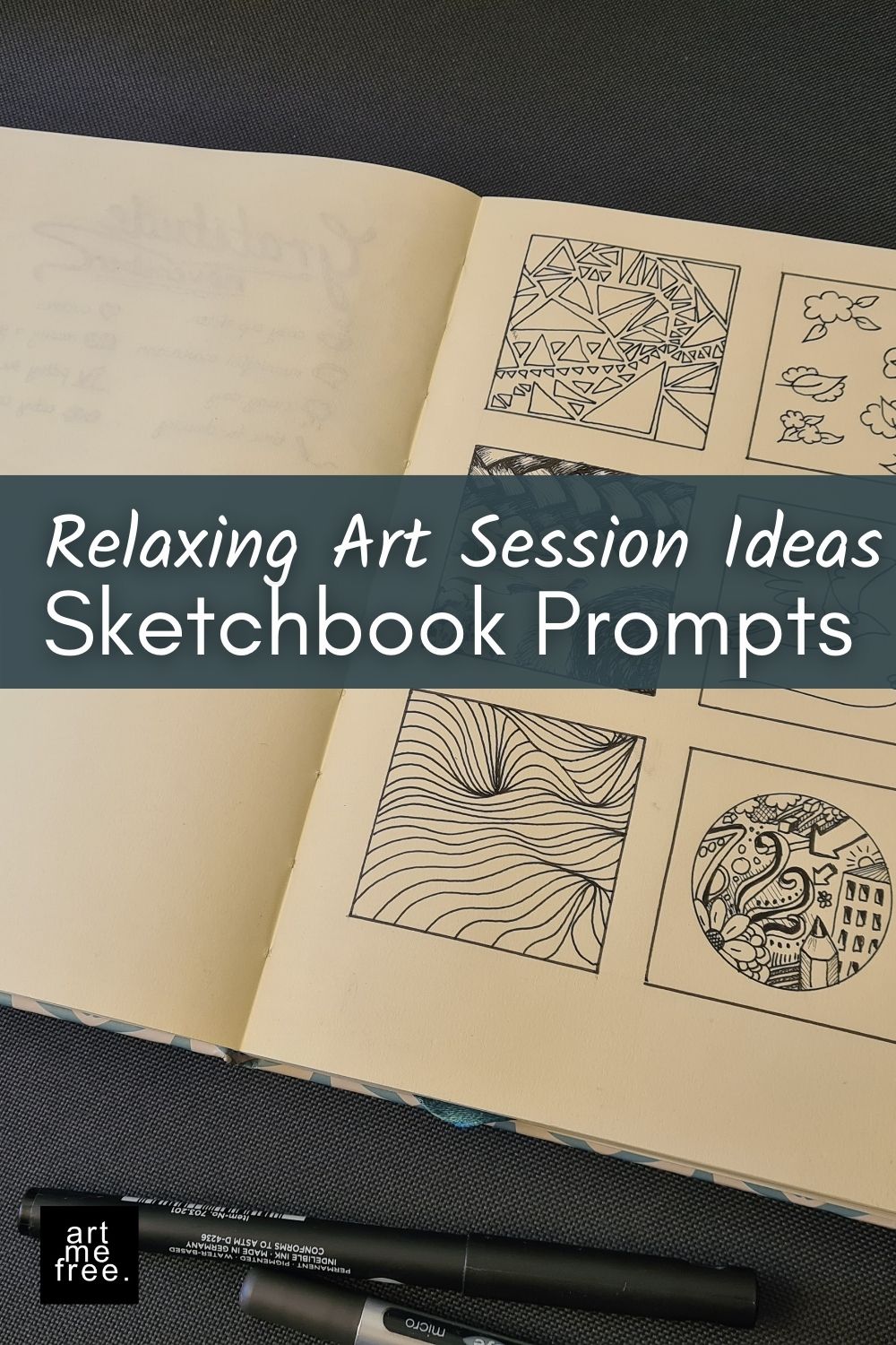 simple sketchbook prompts