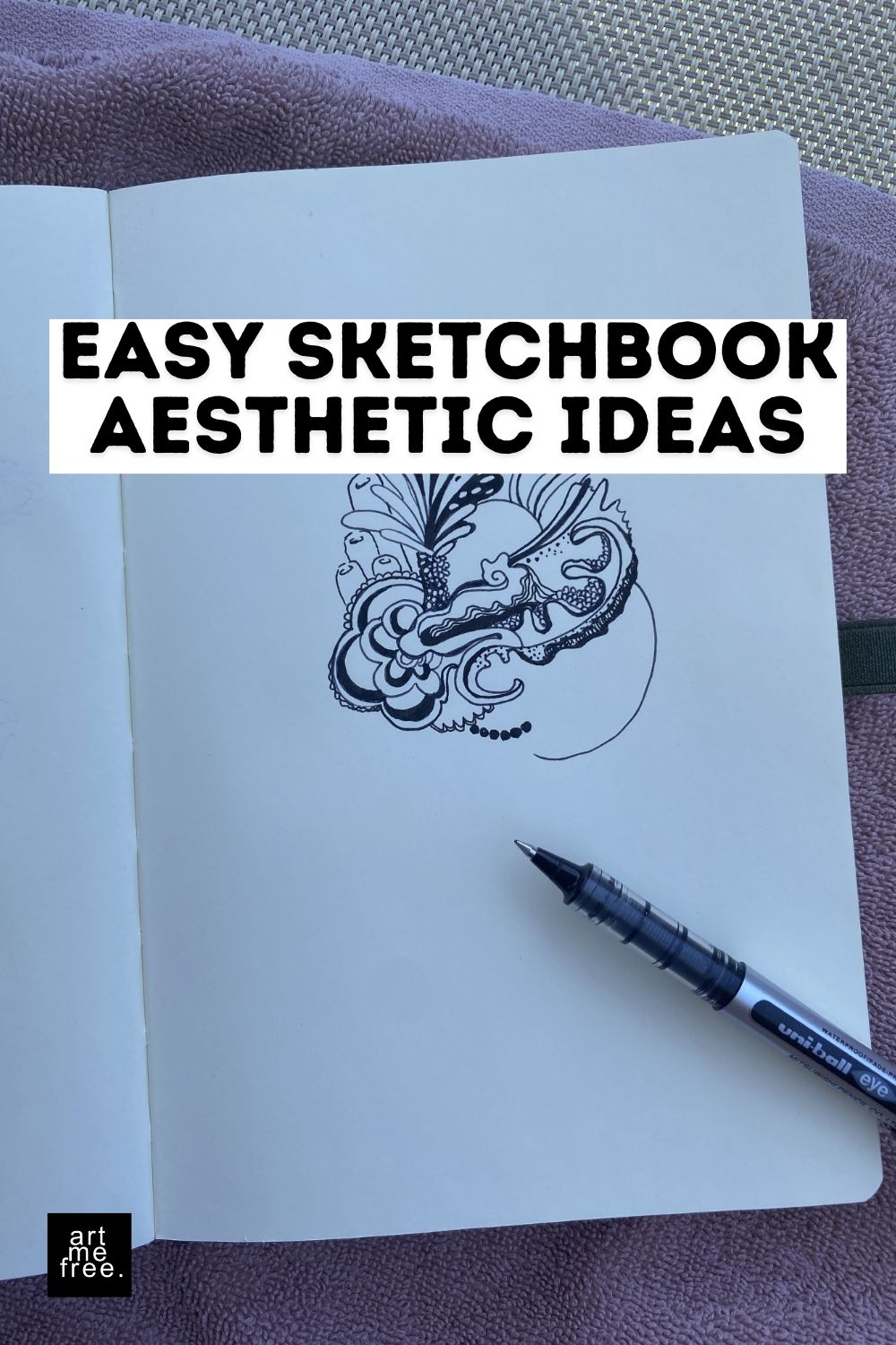 easy aesthetic sketchbook ideas