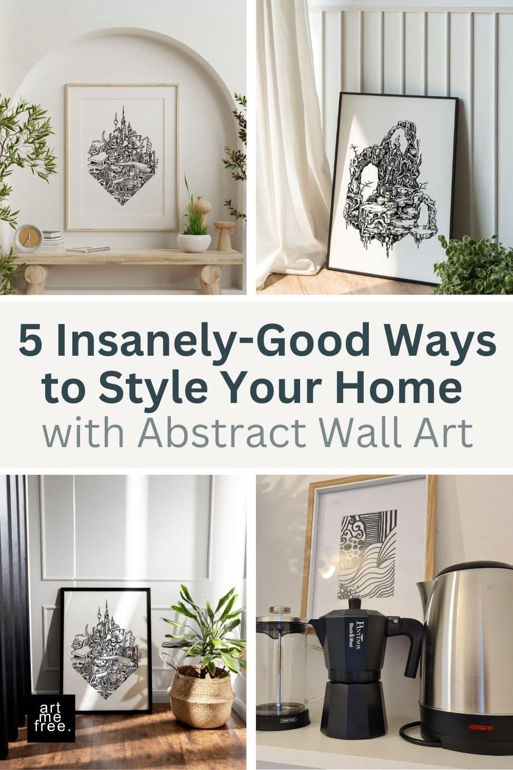 how to style your home with art