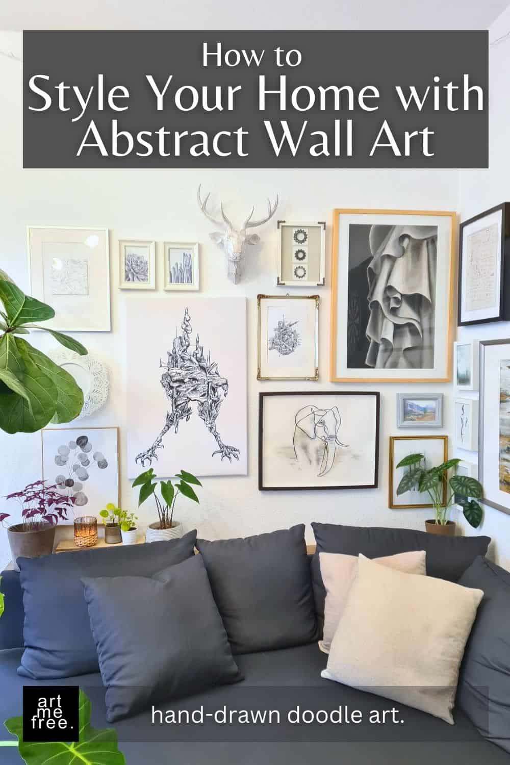 abstract wall decor