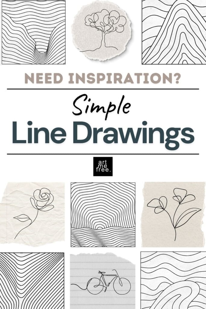 simple line drawings