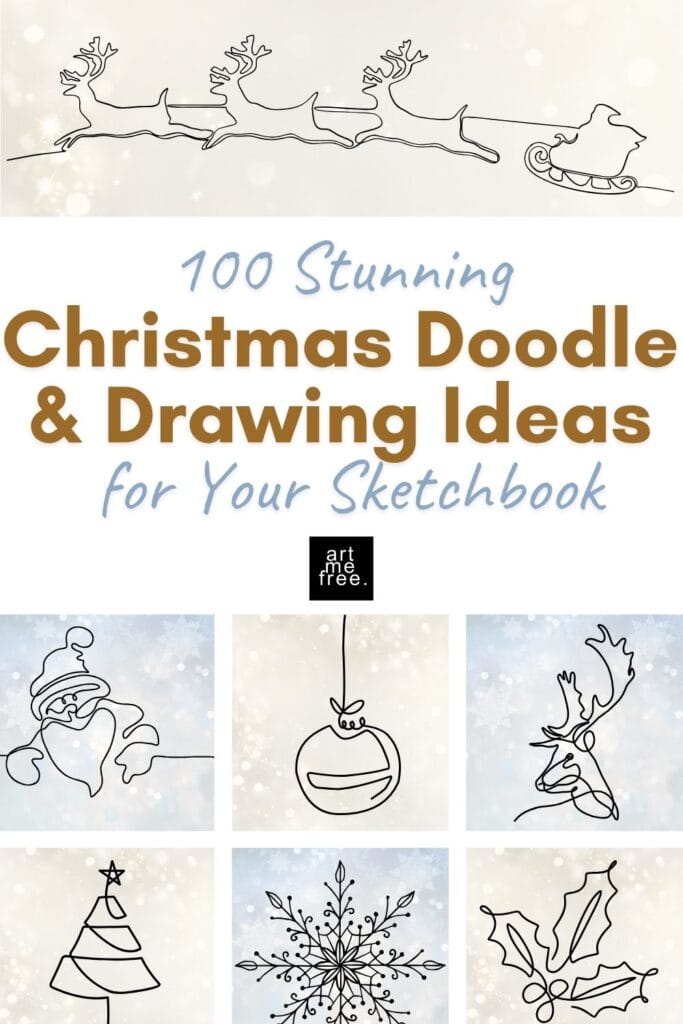 winter holiday doodle ideas