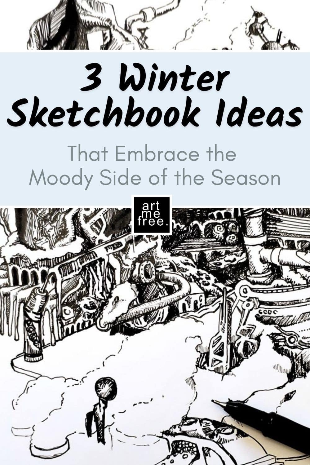 winter drawing inspiration