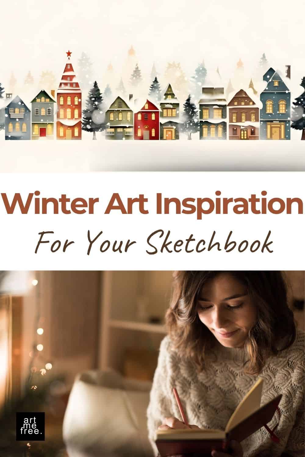 winter sketchbook inspiration