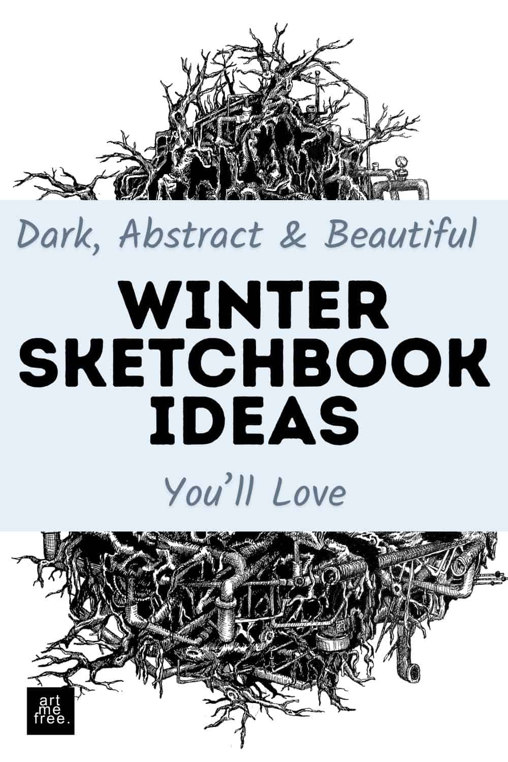 winter sketchbook ideas
