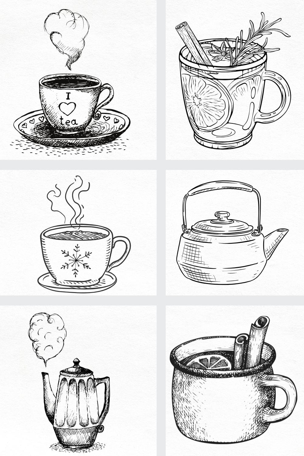 winter sketchbook ideas