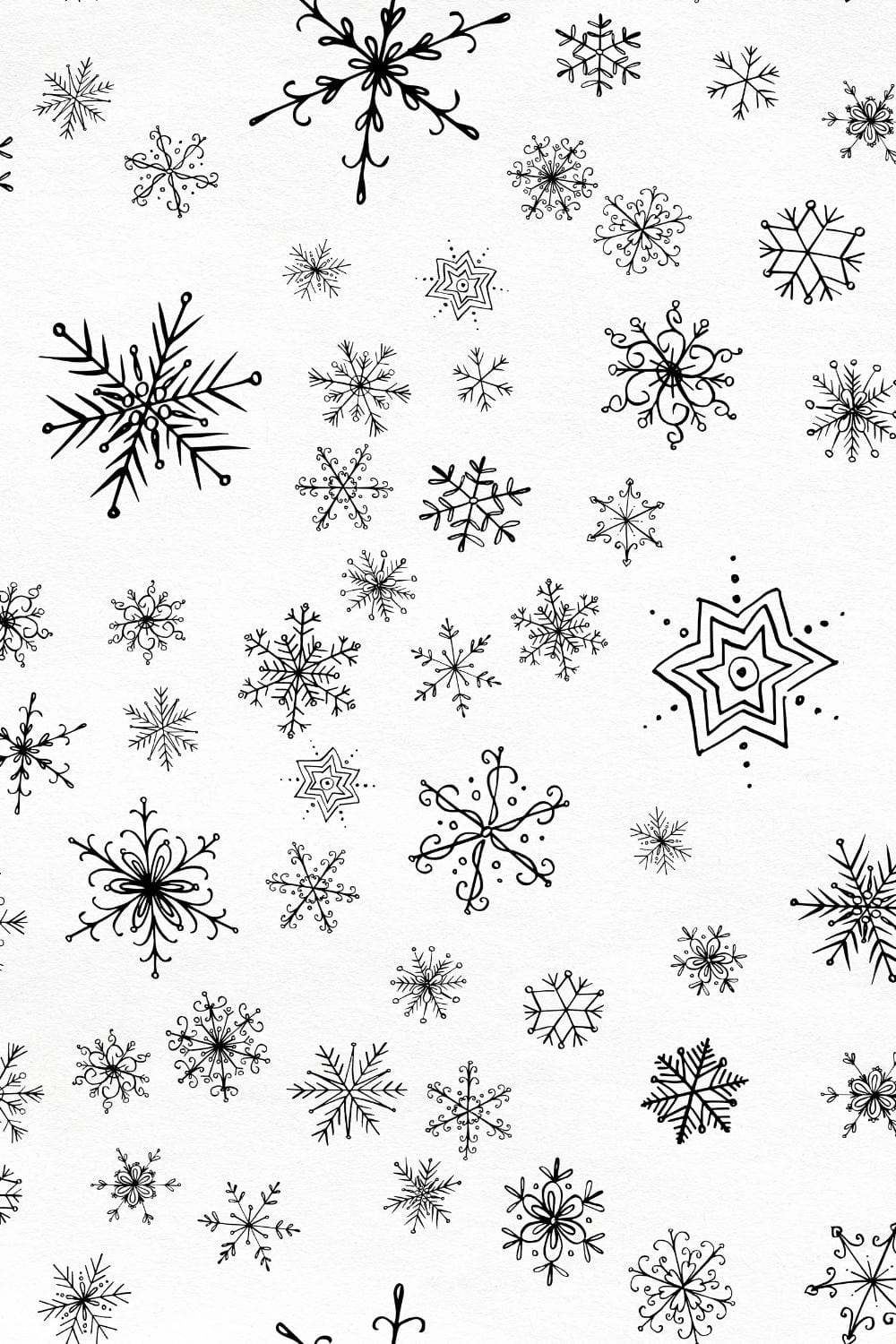 snowflake drawing