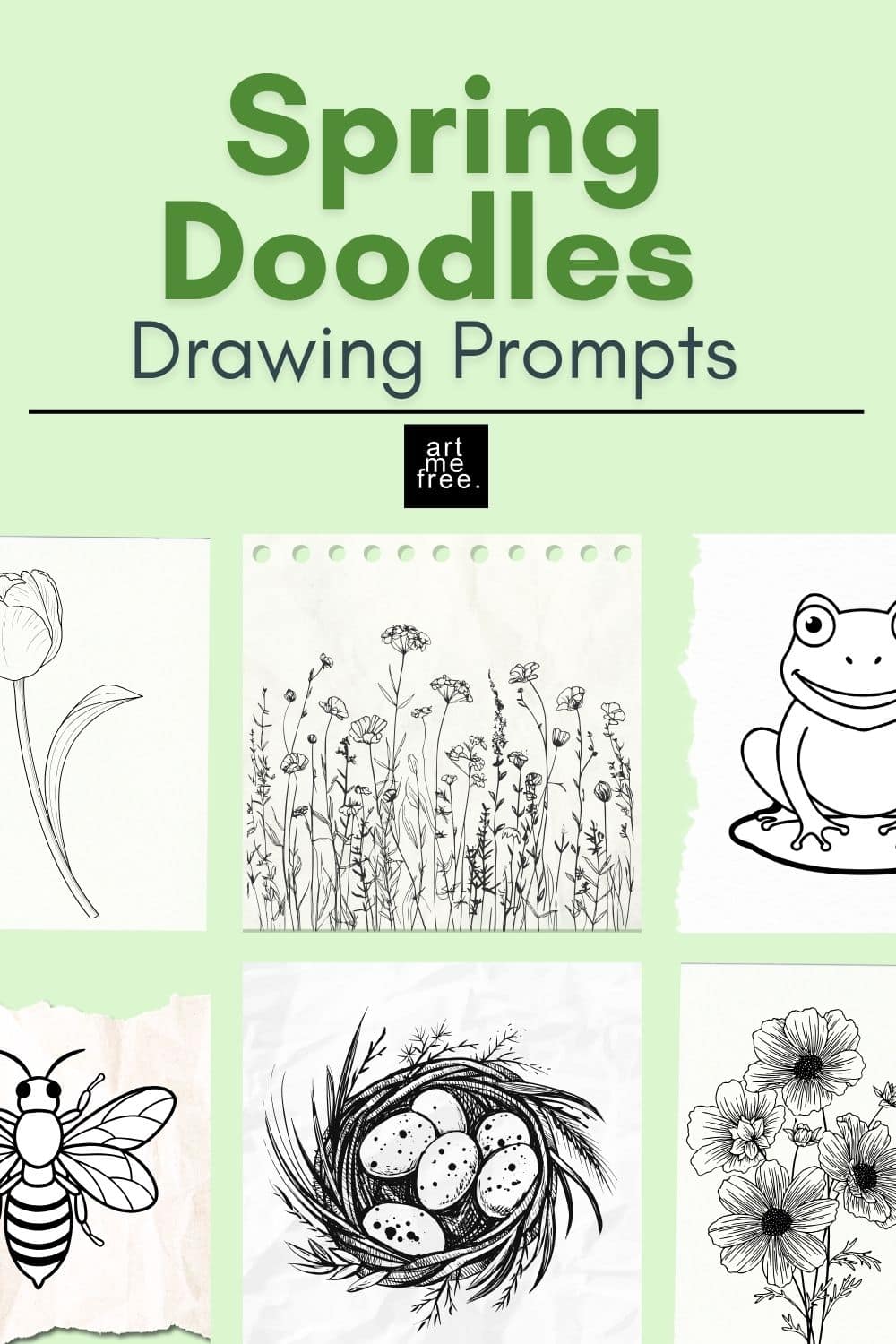spring drawing ideas