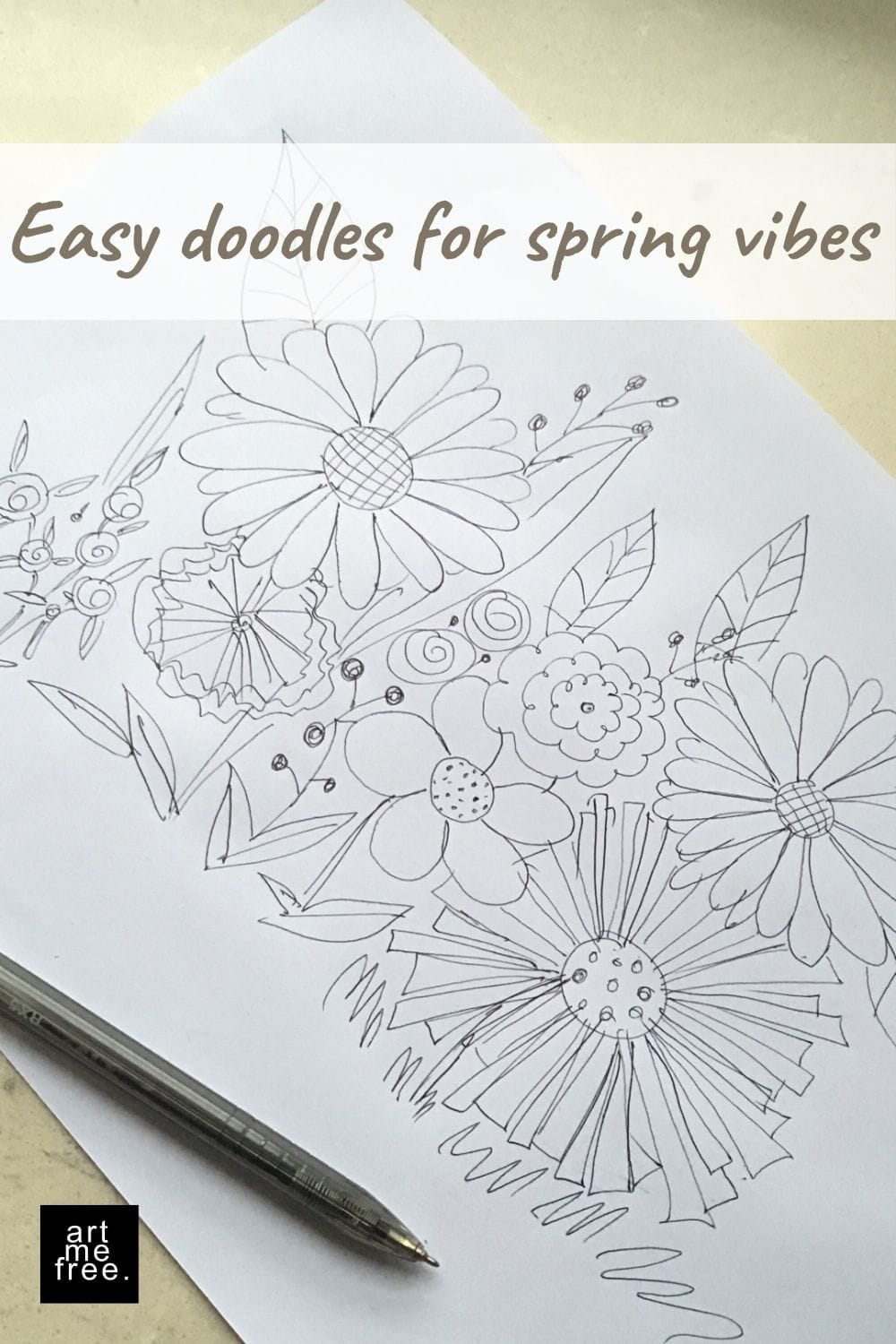 spring sketchbook ideas