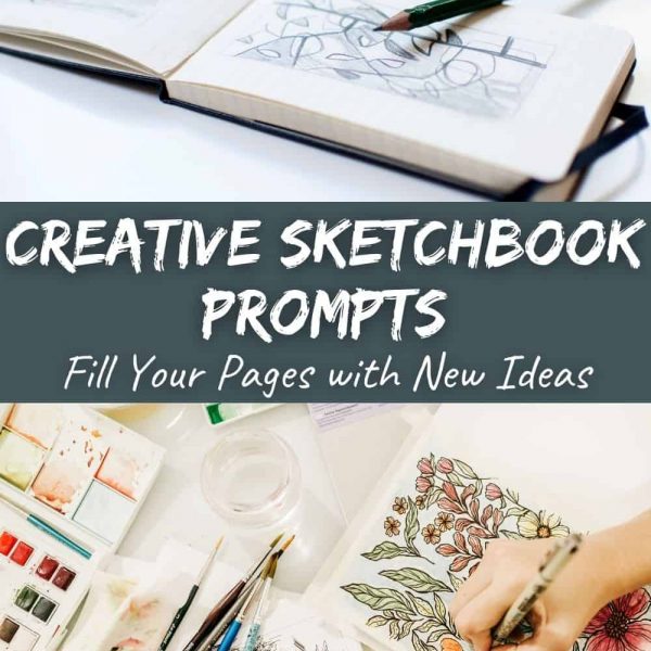 sketchbook ideas with doodles