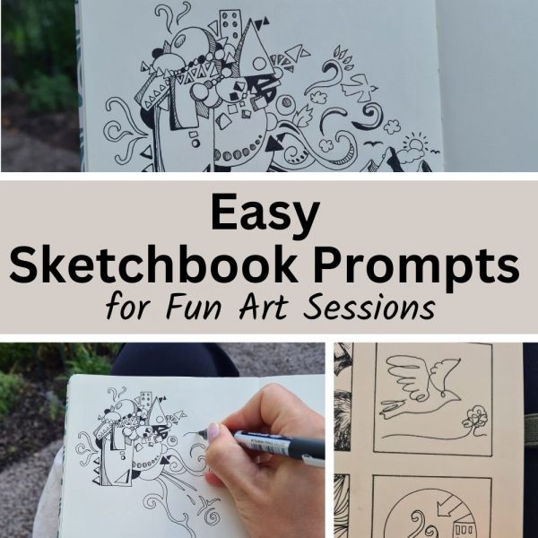 easy sketchbook prompts