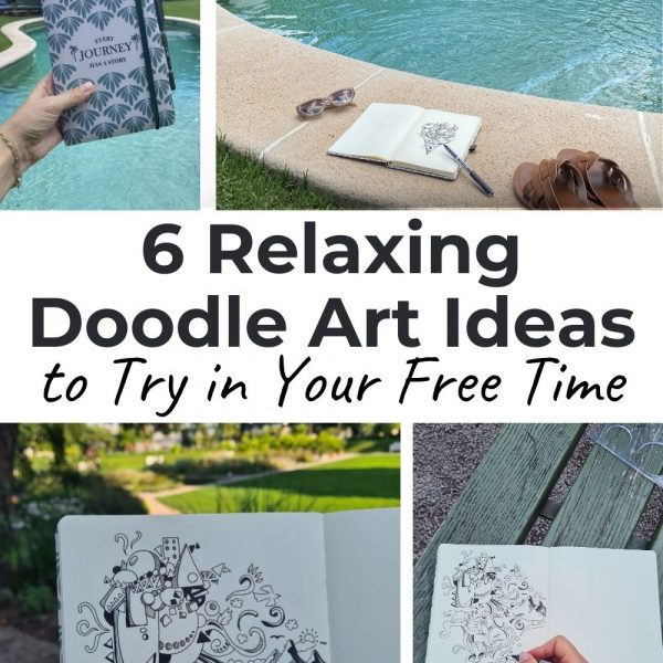relaxing doodle art