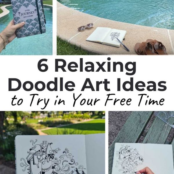 relaxing doodle art