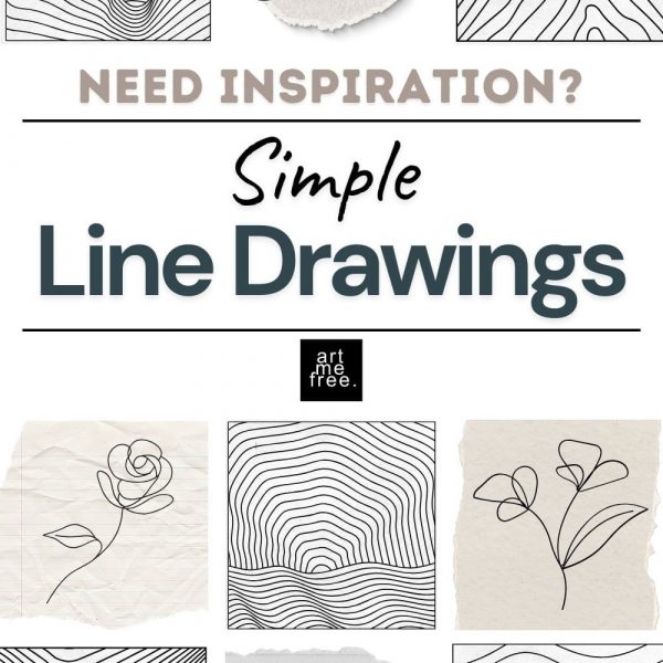 simple line drawings