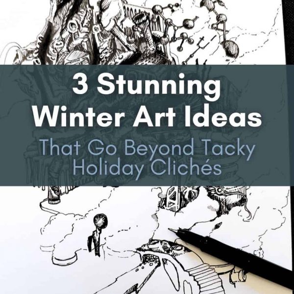 3 winter art ideas