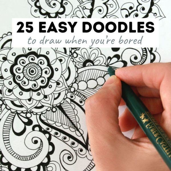 easy drawings for when you are bored