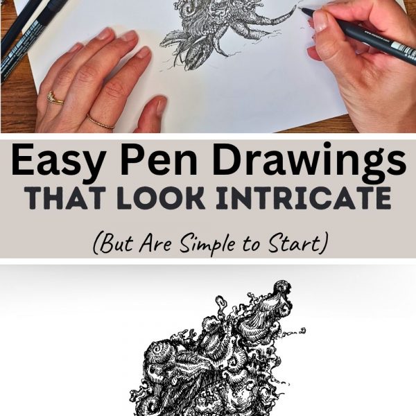 easy pen drawings by artmefree