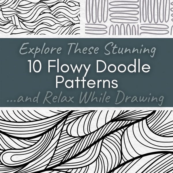 10 flowy doodle patterns