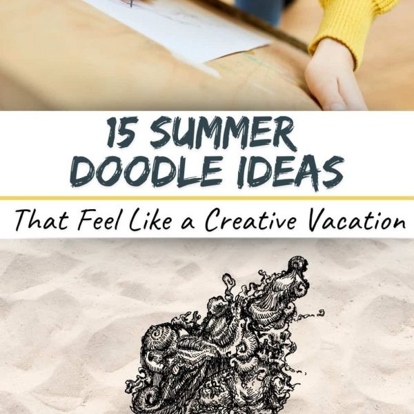 drawing and dooling in summer
