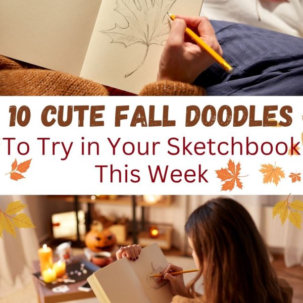 fall doodles sketchbook